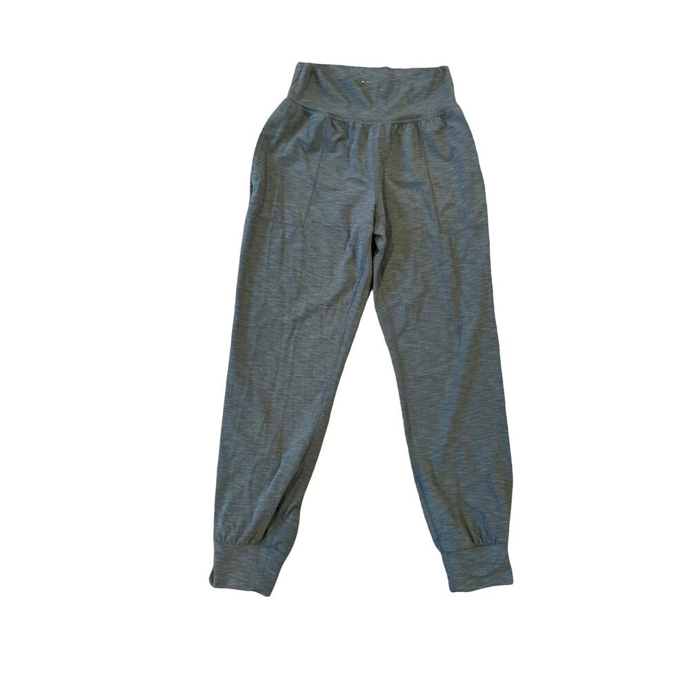 Athleta Salutation High Rise Joggers Gray Heather Size S Soft Luxe